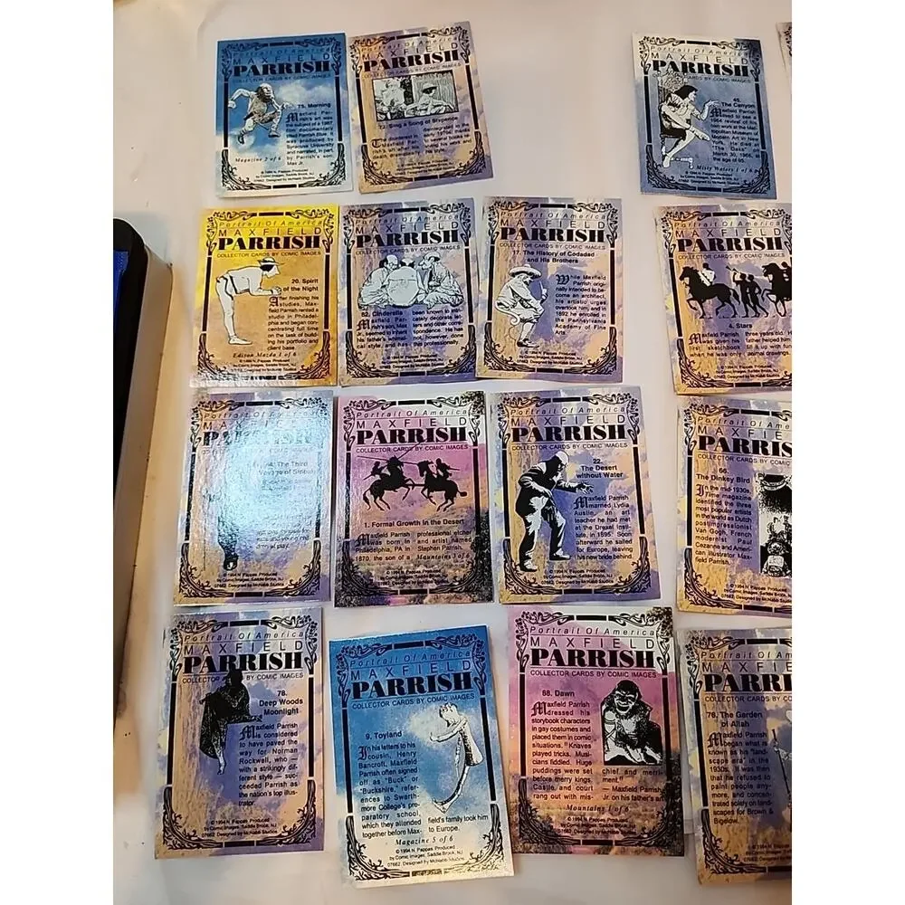 Maxfield Parrish Collector Cards By Comic Images 1994 38 Count